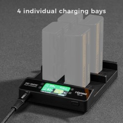 Accsoon TOPRIG 100W 4-Bay NP-F Fast Charger